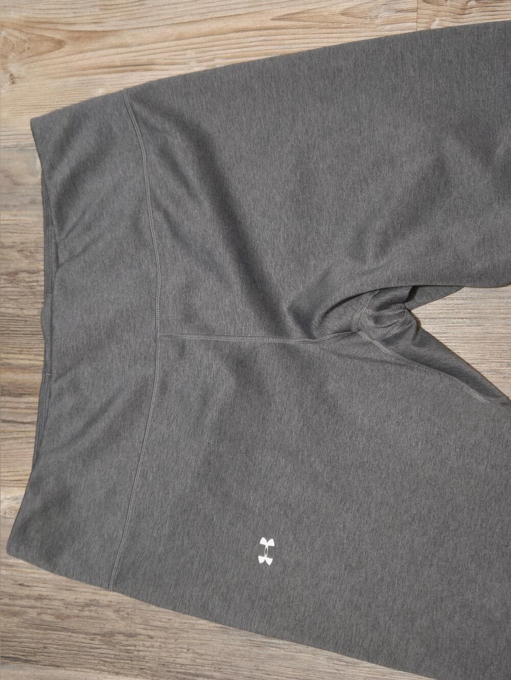 Under Armour Dark Charcoal Gray Women's Performance Leggings - Picture 2 of 8